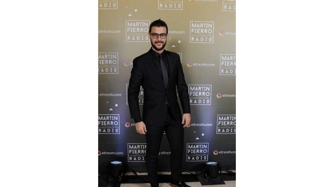 Diego Leuco en los Martín Fierro a la radio - Crédito Prensa El Trece Diego Leuco en los Martín Fierro a la radio - Crédito Prensa El Trece