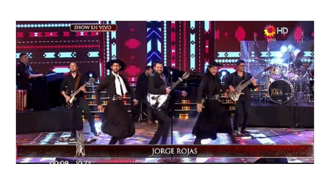 Jorge Rojas cantó con una nena en Showmatch e hizo llorar ...