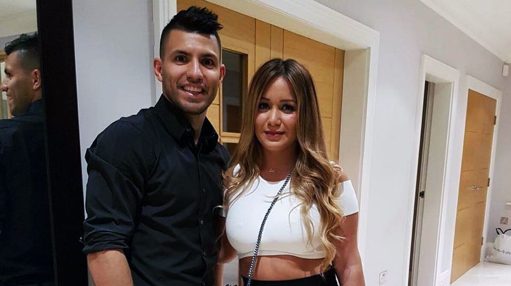 El Kun Agüero y Karina La Princesita