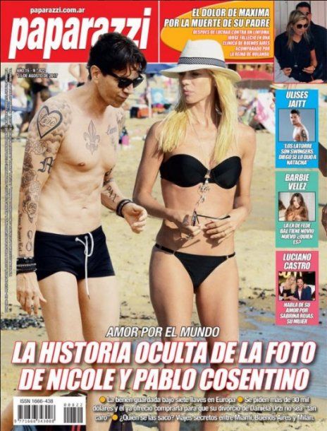 La insólita tapa que vincula a Nicole con Cosentino<br>
