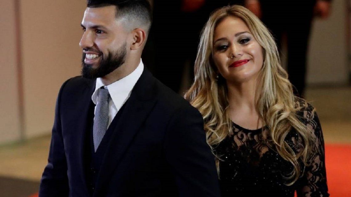 El Kun AgÃ¼ero y Karina La Princesita en el casamiento de Messi