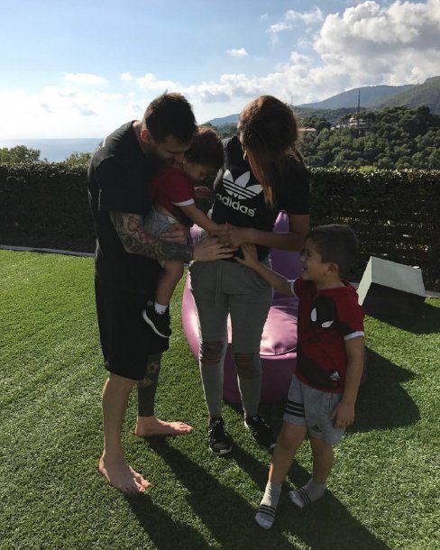 Lionel Messi y Antonela Roccuzzo, otra vez papás