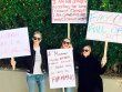 Adele, Jennifer Lawrence y Cameron Díaz marcharon contra Trump
