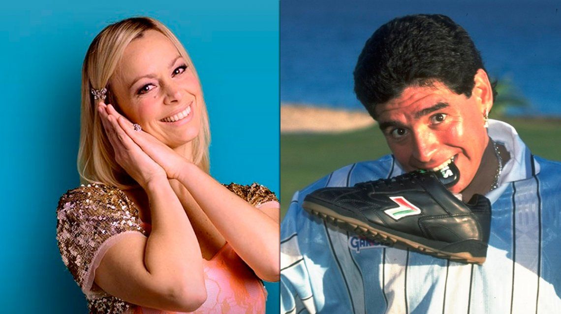 Una ex conductora mandó al frente a Maradona