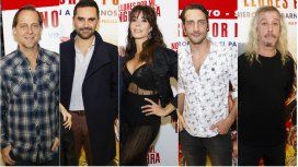 Matías Martin, Gonzalo Heredia, Laura Fidalgo, Luciano Cáceres y Peter Capusotto, parte del elenco Matías Martin, Gonzalo Heredia, Laura Fidalgo, Luciano Cáceres y Peter Capusotto, parte del elenco
