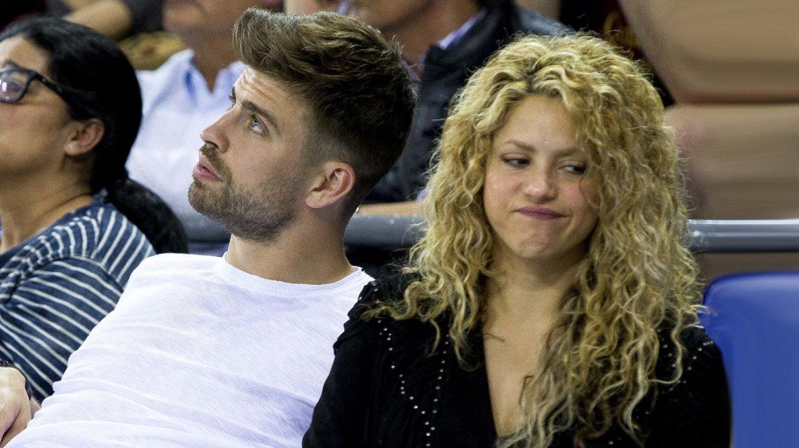 Mal momento para Piqué y Shakira