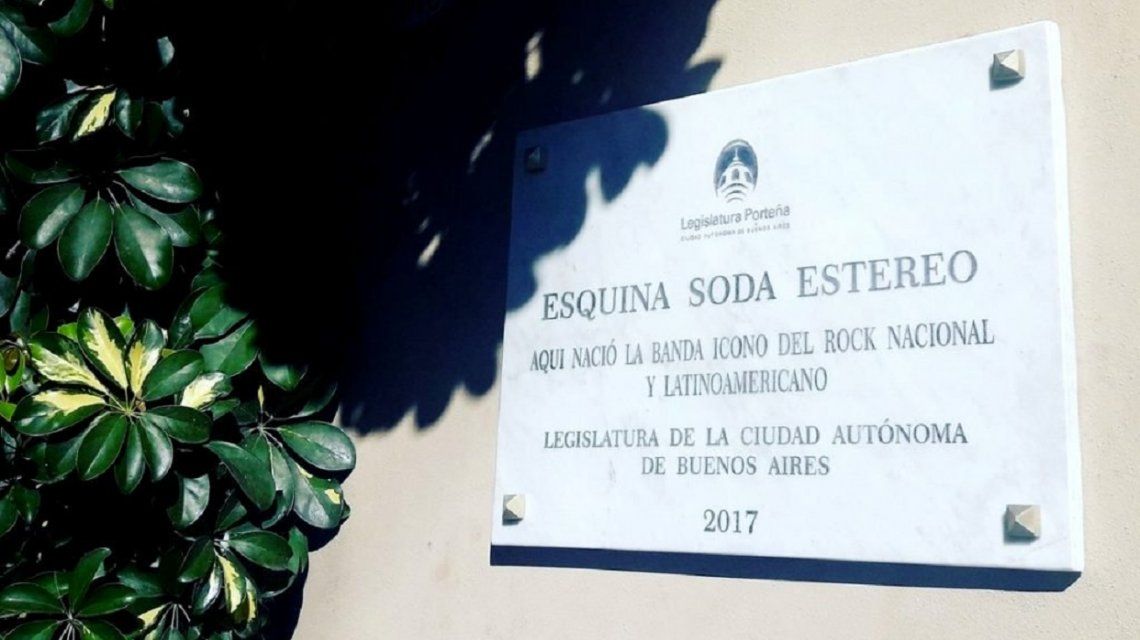 La placa errÃ³nea de Soda Estereo