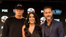 Wisin, Lali y Diego Torres en la presentación oficial de Talento Fox. Foto: Yamila Ruski Wisin, Lali y Diego Torres en la presentación oficial de Talento Fox. Foto: Yamila Ruski