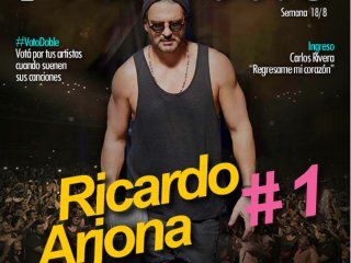 ricardo arjona destrono a carlos rivera con senorita en el ranking vale ricardo arjona destrono a carlos rivera con senorita en el ranking vale