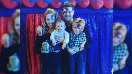 Luisana Lopilato y Bublé junto a sus hijos Elías y Noah, antes del nacimiento de Vida Luisana Lopilato y Bublé junto a sus hijos Elías y Noah, antes del nacimiento de Vida