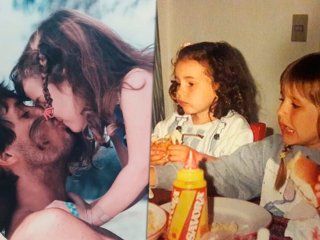 Las fotos de Cande en su infancia Las fotos de Cande en su infancia