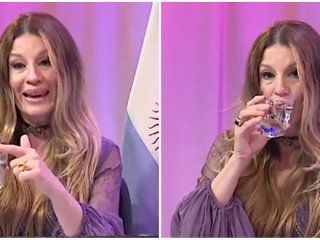 insolito: gisela barreto dio una charla sobre sexo usando un vaso con agua como ejemplo insolito: gisela barreto dio una charla sobre sexo usando un vaso con agua como ejemplo