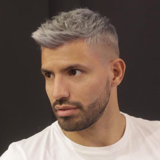 El radical cambio de look del Kun Agüero  Kun Agüero