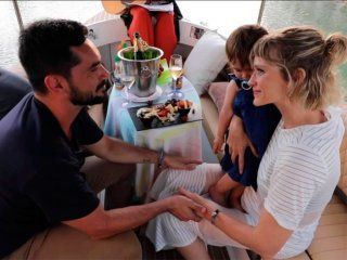 Gonzalo Heredia y Brenda Gandini celebran su amor junto a sus hijos Gonzalo Heredia y Brenda Gandini celebran su amor junto a sus hijos