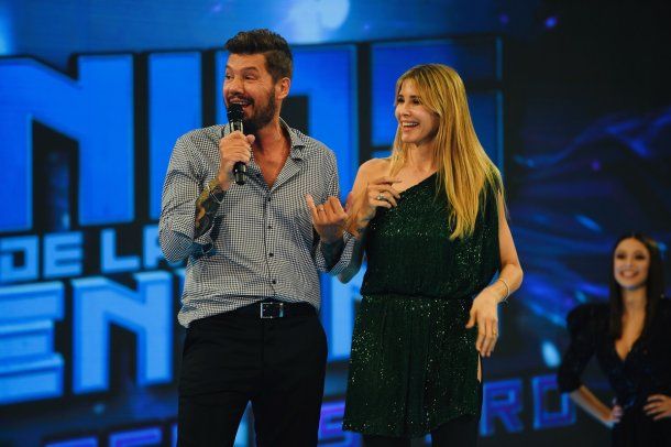 Marcelo Tinelli y Guillermina Valdes (gentileza La Flia - Jorge Luengo)