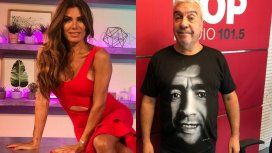 El cruce al aire entre Flor de la V y Coco Sily: Mientras fui la trava graciosa estuvo todo permitido El cruce al aire entre Flor de la V y Coco Sily: Mientras fui la trava graciosa estuvo todo permitido