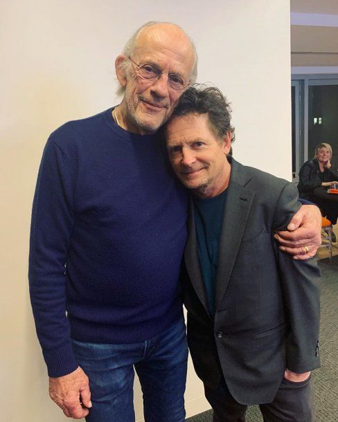 Christopher Lloyd y Michael J. Fox