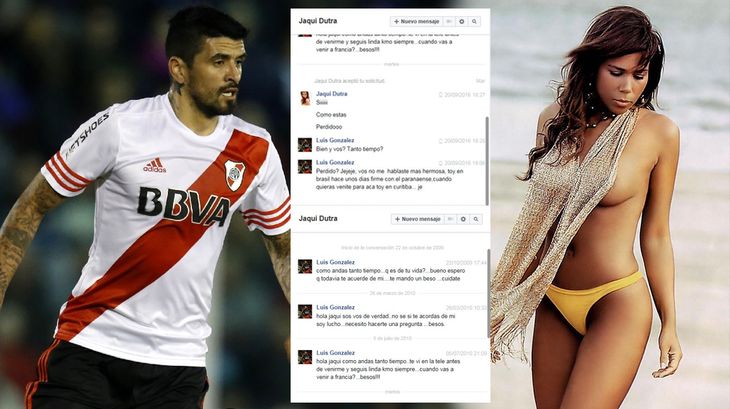 Escrache: Lucho González quiso conquistar a Jaqueline Dutrá y ella le respondió ¡6 años después!