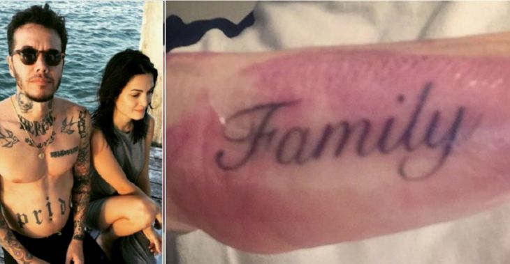 La familia primero: mirá el álbum de Sebastián Ortega en Estados Unidos con su novia y su nuevo tatuaje