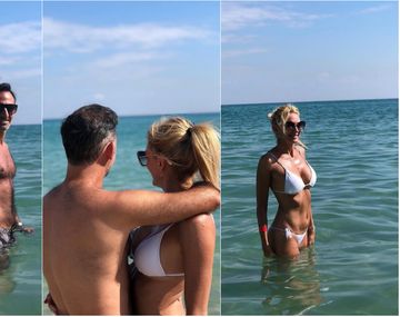 Diego y Yanina Latorre de vacaciones en Miami