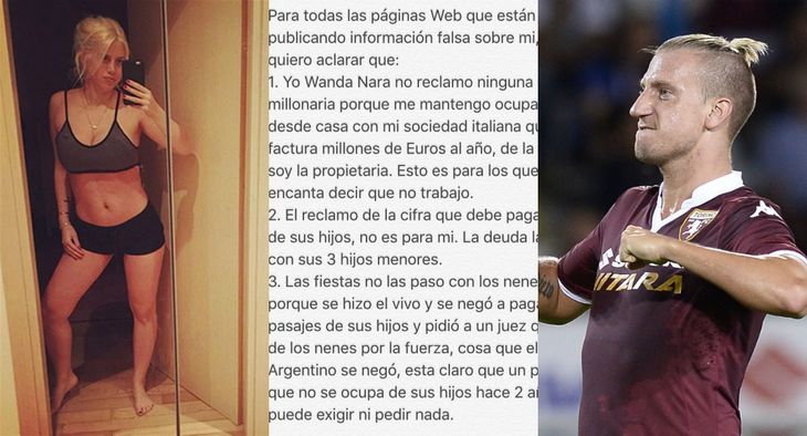 Fuerte comunicado de Wanda Nara contra Maxi López: Las fiestas no las pasó con los nenes porque se negó a pagar los pasajes