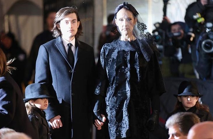Céline Dion le cumplió el último deseo a su marido en un emotivo funeral