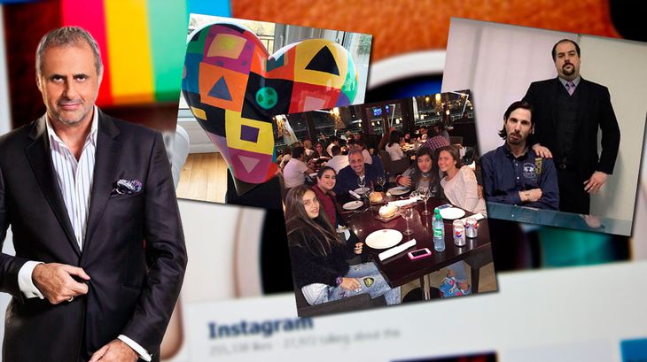 El nuevo Instagram de Jorge Rial: fotos con sus hijas, corazones y el gigoló
