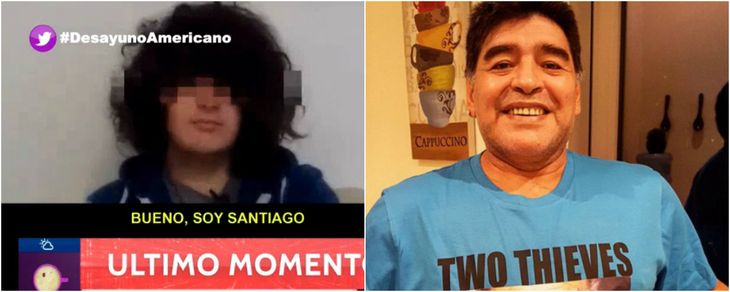 Este es Santiago, el supuesto sexto hijo de Diego Maradona