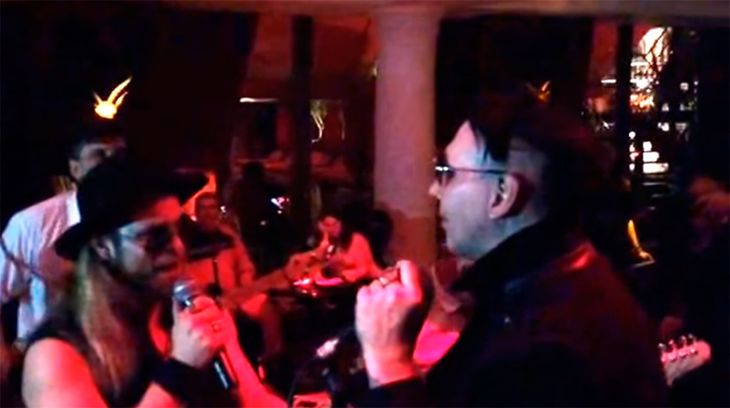 Marilyn Manson cantó con Tripa de Mambrú después de su show en Buenos Aires