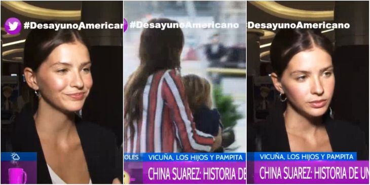 El enojo de la China Suárez cuando le preguntaron sobre la infidelidad, el motorhome y el video con los hijos de Pampita