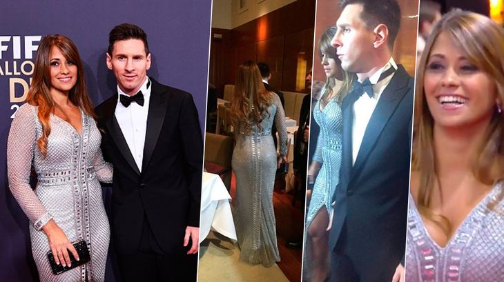 Mirá los looks de Lionel Messi y su mujer, Antonella Roccuzzo, en el Balón de Oro 2016