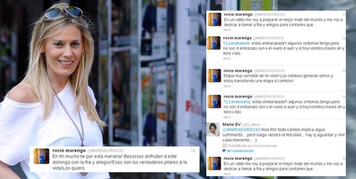 Los sugestivos tweets de Rocío Marengo: candidata política y ¿embarazada?