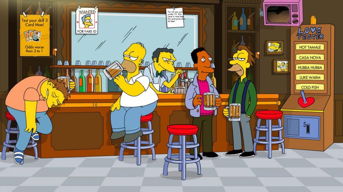 La taberna de Moe de Los Simpsons llegó a Ituzaingó las fotos