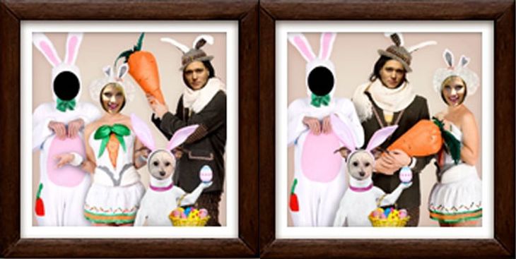 Luisana Lopilato y Michael Bublé se disfrazaron para festejar las Pascuas