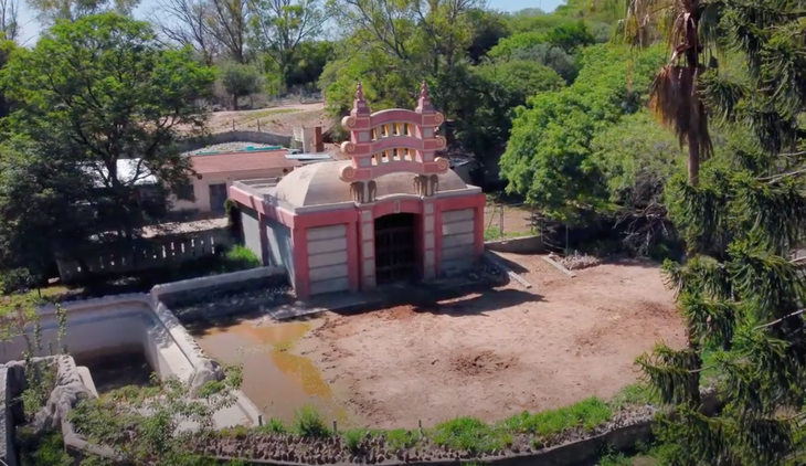 En este recinto vivía el búfalo Rubén.