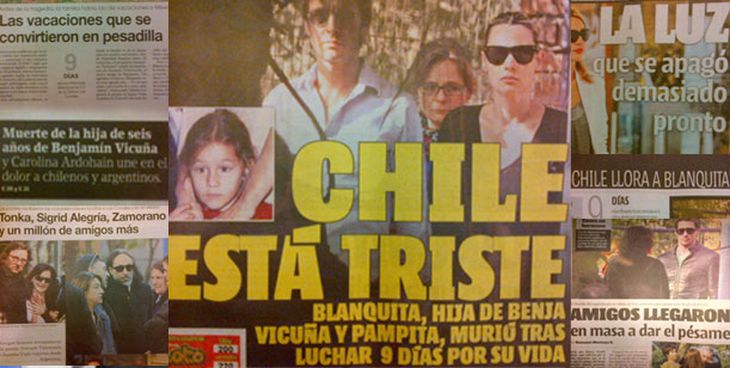 Así despide la prensa chilena a Blanca