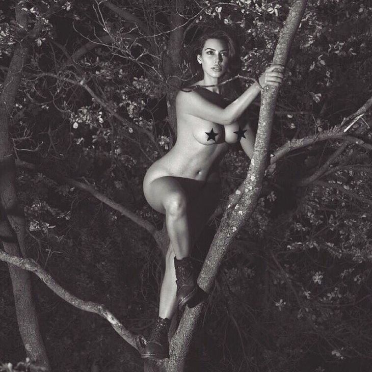 Kim Kardashian desnuda en Instagram