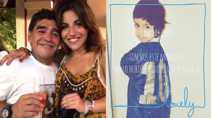 El cruce de Diego Maradona y Gianinna, que le contestó en Twitter: No me deja ver a Benjamín