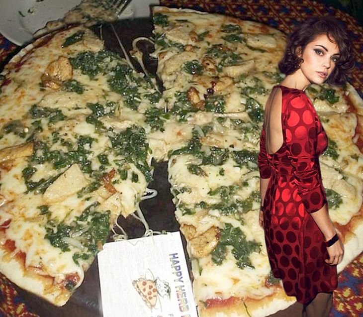 La especial Dolores Fonzi: una pizza que contenía droga con el nombre de la actriz
