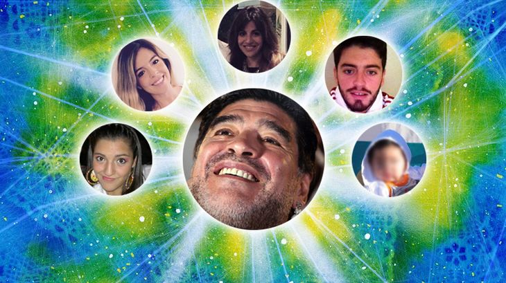 Diego Maradona: Quiero hacer la repartija con mis hijos, menos con el cara de chot.. que vive en Italia