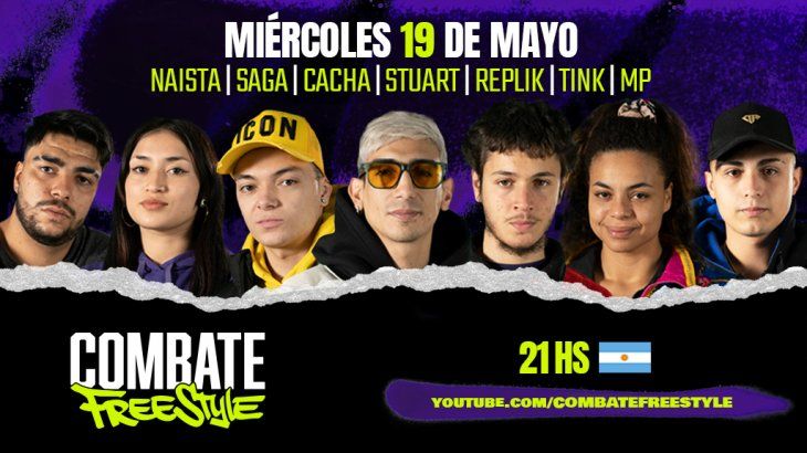 Cuándo y dónde ver las batallas de Combate Freestyle Argentina