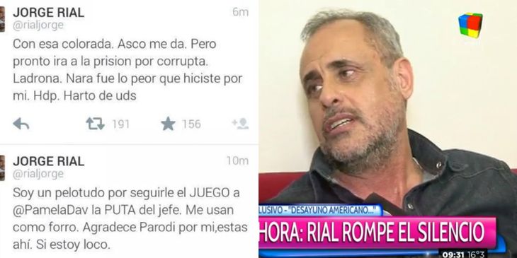 Jorge Rial habló sobre el hackeo de su cuenta de Twitter: Algo sabemos sobre quién fue