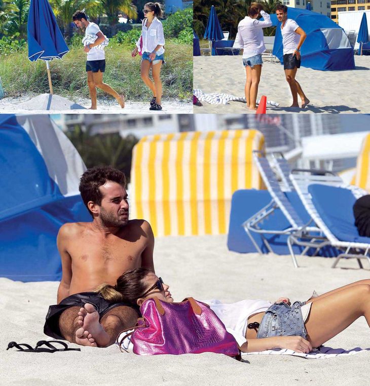 Eugenia Suárez y Cabré, festejaron su embarazo en las playas de Miami