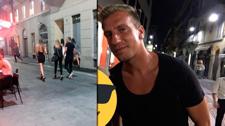 Escrachan a Maxi López con cuatro mujeres en Italia mientras su novia está en París