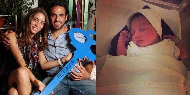 Mariano Zabaleta fue papá por segunda vez y presentó a su hijo en las redes sociales