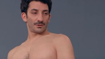 La primera vez que Juan Minujín salió desnudo en TV