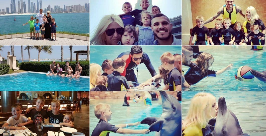 Todas las fotos de Wanda Nara y Mauro Icardi con sus hijos ...