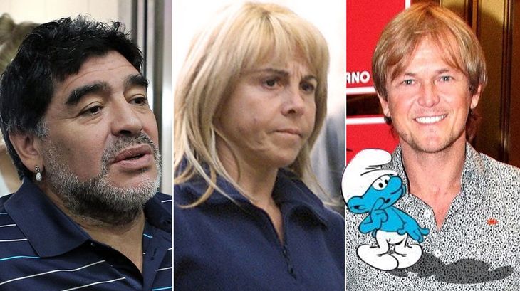 Las víctimas de Diego Maradona, una por una: Tontín y su ex Claudia Villafañe