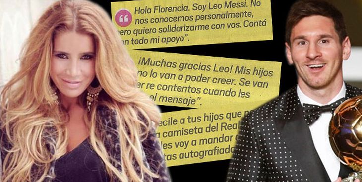Lionel Messi apoyó a Florencia Peña luego de la aparición de su video hot