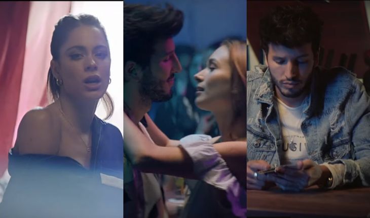 Tini Stoessel y Sebastián Yatra estrenaron el video de Oye: el beso del cantante con otra mujer